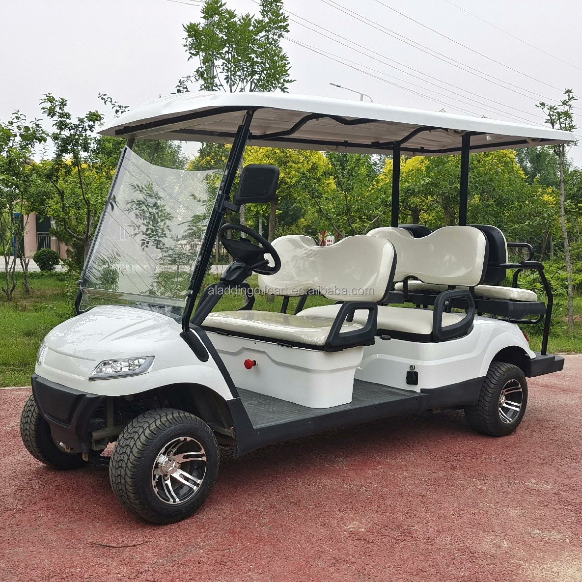 Car Body Vintage Gasoline Petrol Golf Buggy Vehicles Power Glide Golf Car 48V Electric Golf Crts Lithium Battery